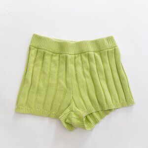 L.A Hearts Green Knit Shorts | Size small